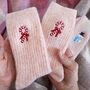 Christmas Cashmere Bed Socks Personalised Gift For Her, thumbnail 8 of 9