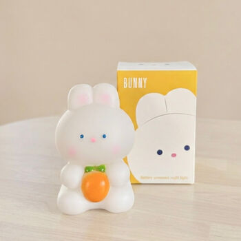 Bunny Rabbit Night Light And Nursery Lamp, 4 of 10
