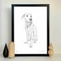 Personalised Pet Portrait Line Drawings, thumbnail 6 of 11