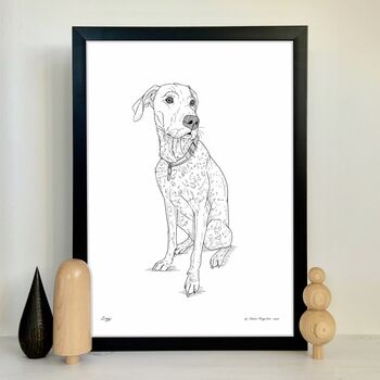 Personalised Pet Portrait Line Drawings, 6 of 11