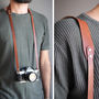 Personalised Wide Leather Camera Strap, thumbnail 2 of 12