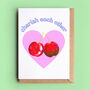 Cherries Wedding, Anniversary Or Engagement Card, thumbnail 1 of 2