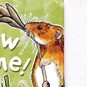 New Home Harvest Mouse Housewarming Card, 3 of 5
