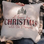 Personalised Tartan Christmas Cushion, thumbnail 2 of 3