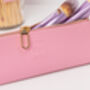 Pink Pencil/Make Up Case With Gold Zip, thumbnail 2 of 6