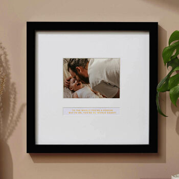 Personalised Valentine's Day Photo Frame With Gold Text, 3 of 7