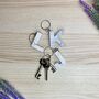 Initial Letter Personalised Keyring Keychain, thumbnail 1 of 8