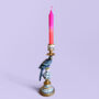 Blue Parrot Bird Candlestick Set, thumbnail 1 of 8