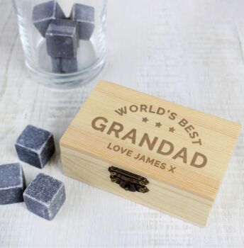 Personalised Boxed Whiskey Cooling Stones, 2 of 5
