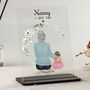 Personalised Nanny Grandchild Acrylic Keepsake Plaque, thumbnail 1 of 6