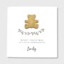 Personalised Beary Christmas Card Grandson Granddaughter, thumbnail 11 of 11