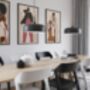 Bold Grace Set Of Three Black Woman Wall Art Prints, thumbnail 4 of 5