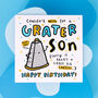 'Grater Son' Birthday Card, thumbnail 1 of 2