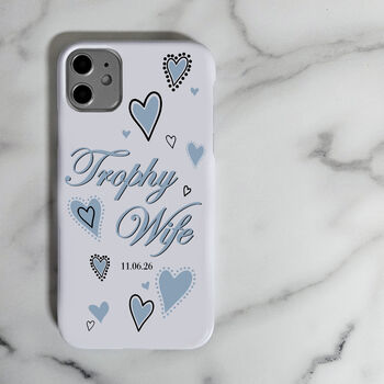 Trophy Wife Personalised Phone Case, 2 of 5