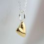 Devotion 18ct Gold Plated Heart Necklace, thumbnail 3 of 5