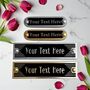 Personalised Metal Door Sign Art Deco Or Modern, thumbnail 8 of 8