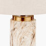 Natural Stone Effect Ceramic Tall Table Lamp, thumbnail 4 of 7