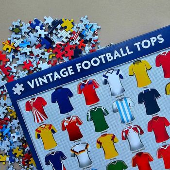 Vintage Football Tops 1000 Piece Jigsaw, 4 of 5