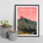 Great Gable Lake District Peak Art Print, thumbnail 2 of 4