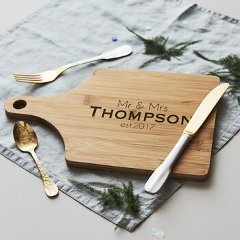 Personalised Anniversary Chopping/Cheese Board, 6 of 6