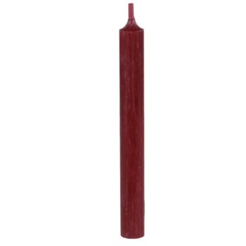 Bundle Of Five Tall Christmas Red Dinner Candles, 2 of 2