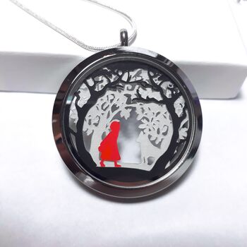 Red Riding Hood Large Papercut Pendant, 2 of 12