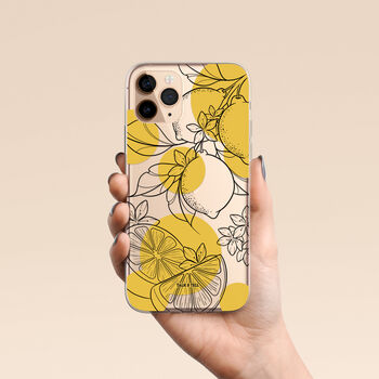 Lemon Floral Phone Case For iPhone, 5 of 10