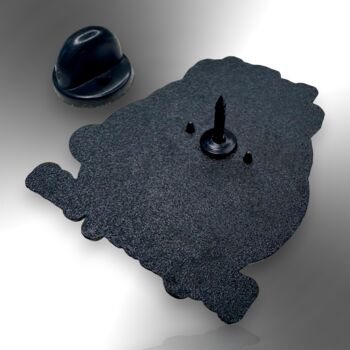 I'm Fine It's Just My Face Grumpy Cat Enamel Pin Badge, 6 of 8