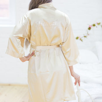 Satin Robe Perfect For The Bridal Party, 9 of 10