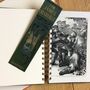 'For James Or George' Upcycled Notebook, thumbnail 3 of 4