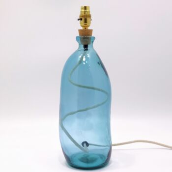 Recycled Blown Glass Lamp | 41cm | Eight Colours, 10 of 12