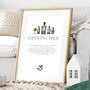 Ginvincible, Gin Loving Witty Wall Art Gift; Traits Of A Gin Enthusiast Gift For Him Or Her, thumbnail 1 of 2