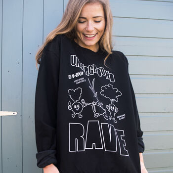 Underground Rave Women's Festival Sweatshirt, 2 of 3