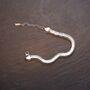 Luxury Snake Chain Bracelet Gold Or Silver Adjustable, thumbnail 6 of 12
