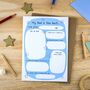 Diy Personalised Dad Keepsake Birthday Card From Kids, thumbnail 1 of 2