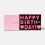 Happy Birthday! Letterbox Message Cookies Hot Pink, thumbnail 2 of 7