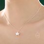 Genuine Star Baroque Pearl Pendant Necklace, thumbnail 4 of 11