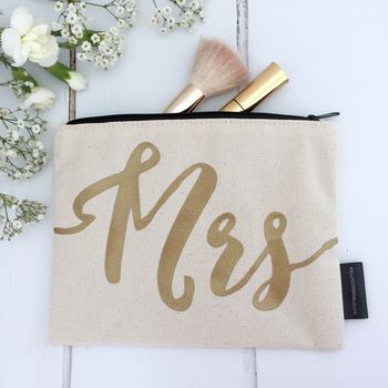 Mrs Wedding Bag For Make Up, 3 of 6