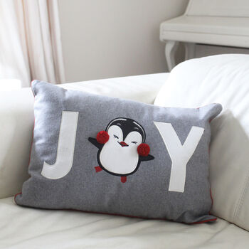 Christmas Joy Cushion, 3 of 4