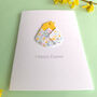 Personalised Happy Easter Origami Chick Card, thumbnail 5 of 7