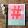 Mini Hashtag Hugs Card, thumbnail 4 of 5