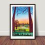 St Albans, Verulamium In Winter Wall Art, thumbnail 2 of 3