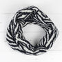 Lambswool Zebra Knitted Cowl, thumbnail 12 of 12