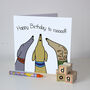 Happy Birthday To Roooo Birthday Card, thumbnail 1 of 2