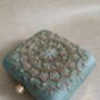 Green Mandala Design Square Clutch, thumbnail 8 of 12