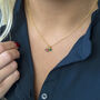 Mother And Child Birthstone Charm Necklace, thumbnail 5 of 11