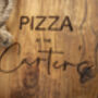 Personalised Acacia Wood Pizza Board For Families, thumbnail 3 of 3
