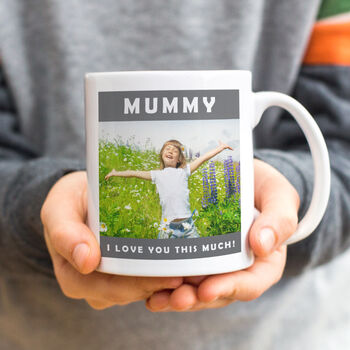 Personalised 'Mummy I Love You This Much' Mug, 5 of 7