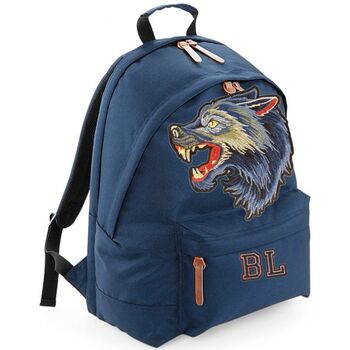 Personalised Backpack With Big Wolf Head, 8 of 9