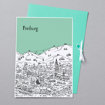 Personalised Freiburg Print, 9 of 9